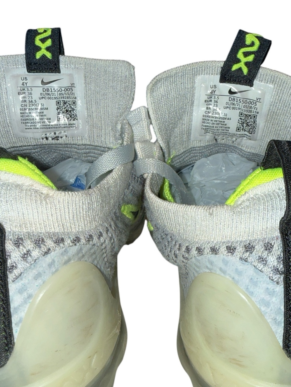 Nike Air Vapormax 2021 Flyknit, Size Big Kid 4Y - Picture 5 of 6